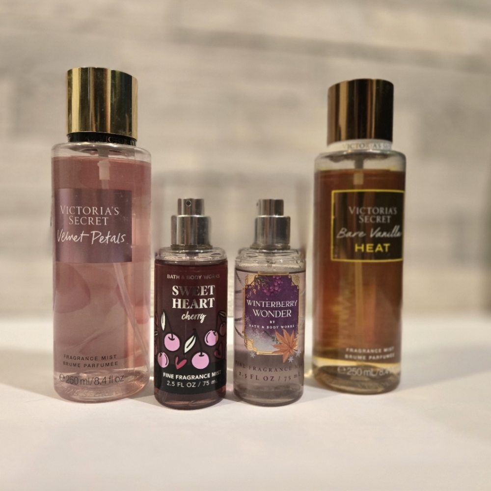 Victoria's Secret Bath & Body Works Body Splash Lot